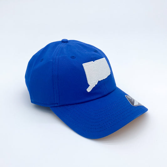 Embroidered CT State Logo Dad Hat (CT Flag Blue)