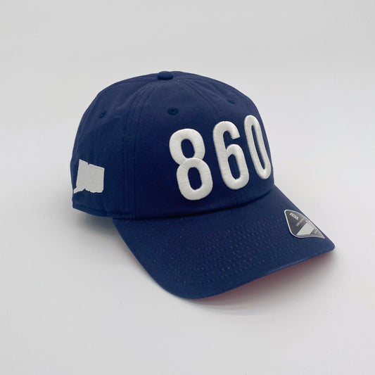 Embroidered 860 Dad Hat (Navy)