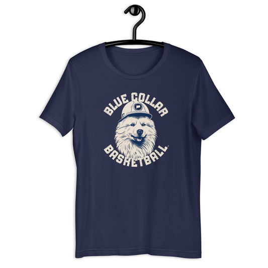 Blue Collar Basketball Hard Hat T-Shirt