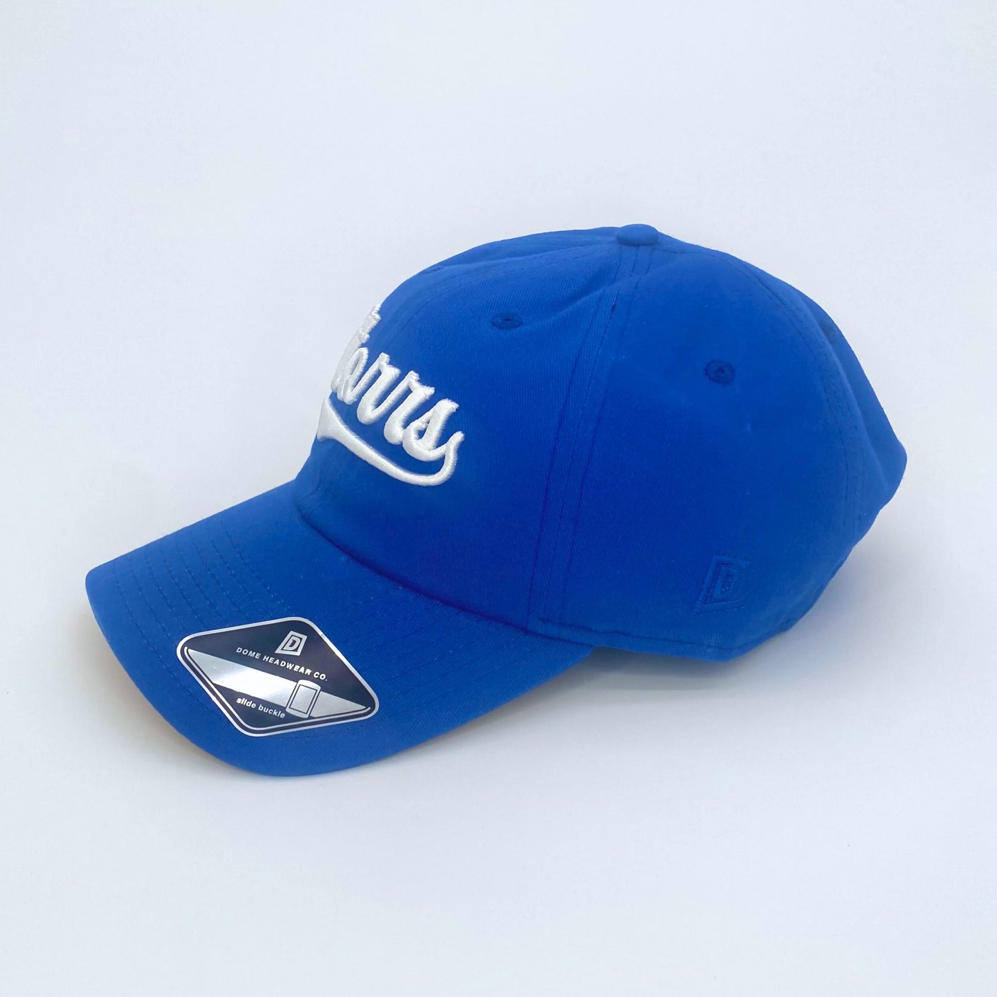 Premium Storrs Script Dad Hat (CT Flag Blue)