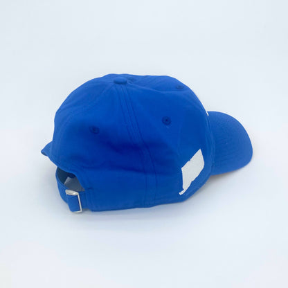 Premium Storrs Script Dad Hat (CT Flag Blue)