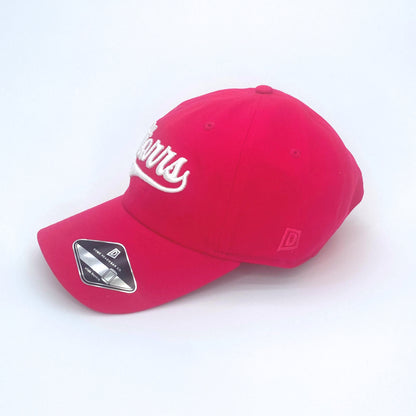 Premium Storrs Script Dad Hat (Hot Pink)