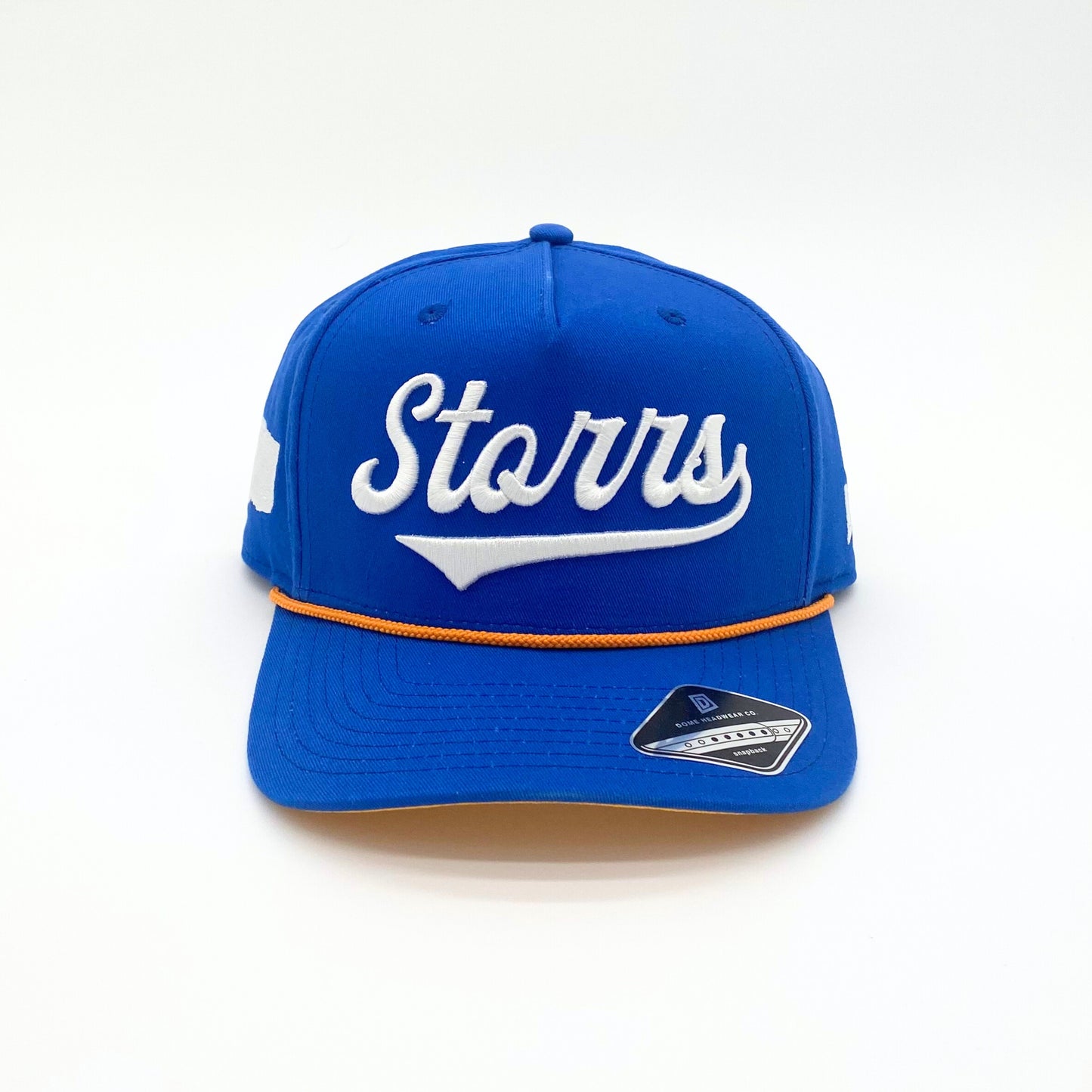 Premium Storrs Script Snapback 1.0 (CT Flag Colors)