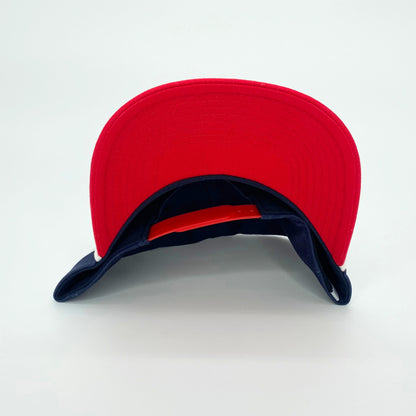 Premium Storrs Script Snapback 2.0 (Navy/Red/White)