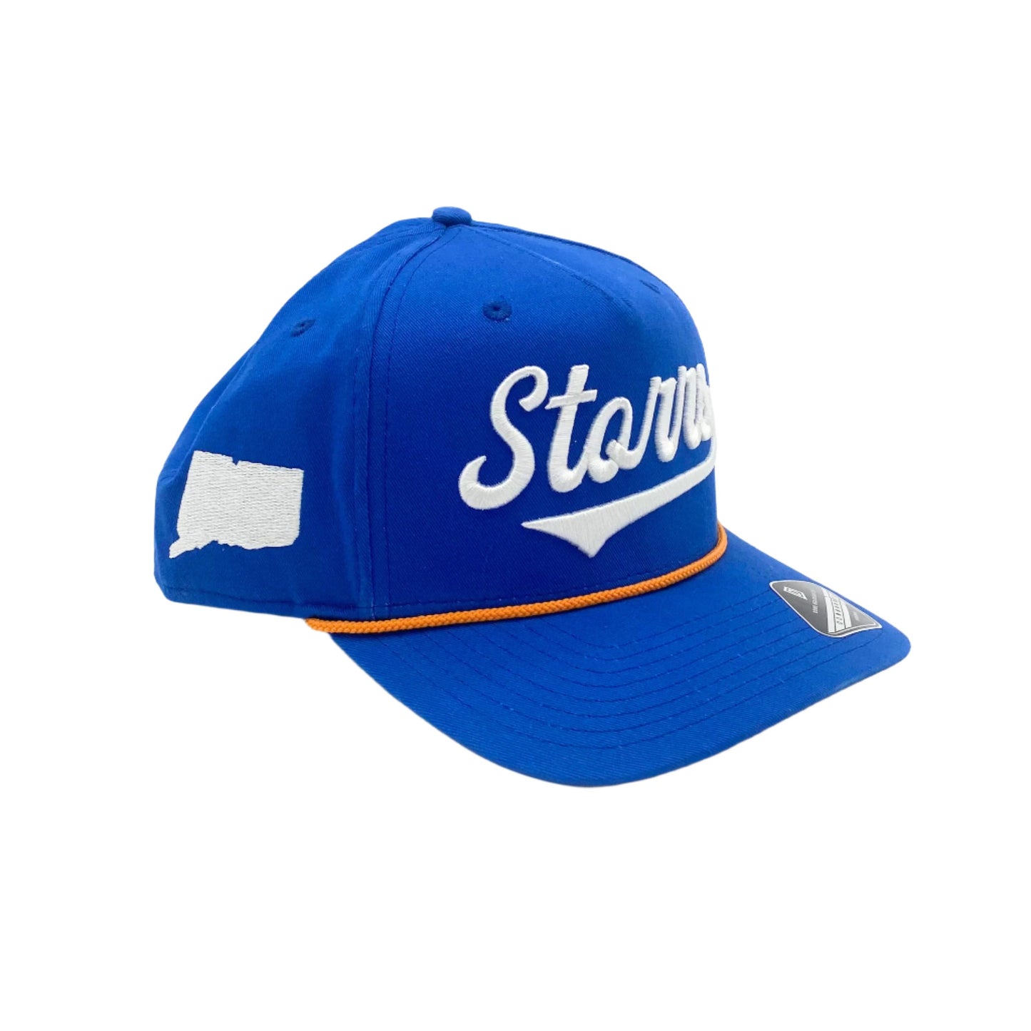 Premium Storrs Script Snapback 1.0 (CT Flag Colors)