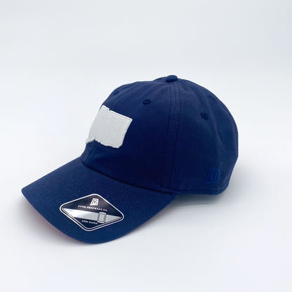 Premium CT State Logo Dad Hat (Navy)