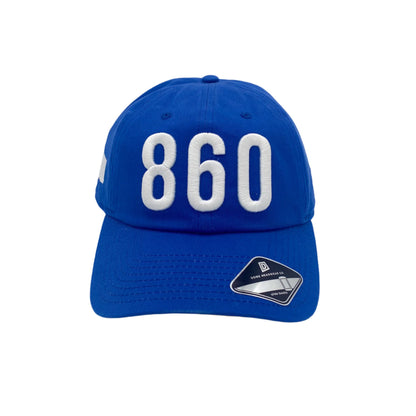 Premium 860 Dad Hat (CT Flag Blue)