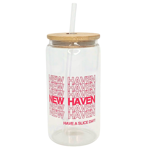 New Haven "Thank You Bag" Restaurant Glass Tumbler