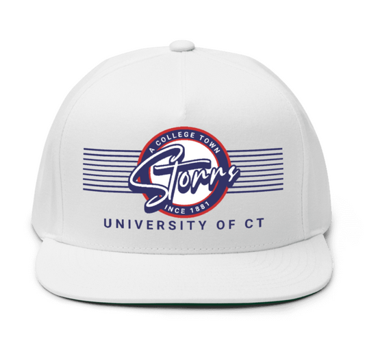 Storrs 90's College Style Printed Snapback Hat