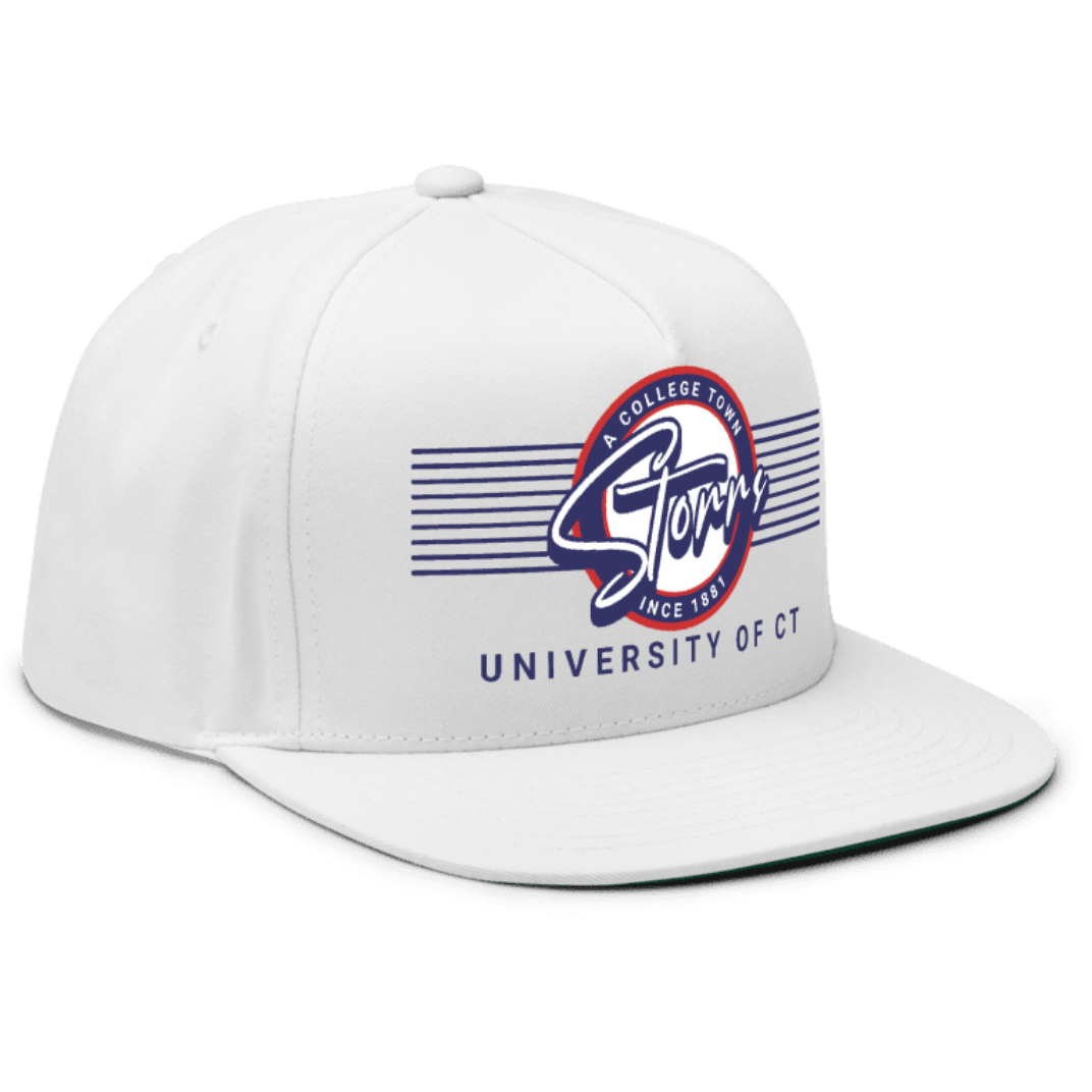 Storrs 90's College Style Printed Snapback Hat