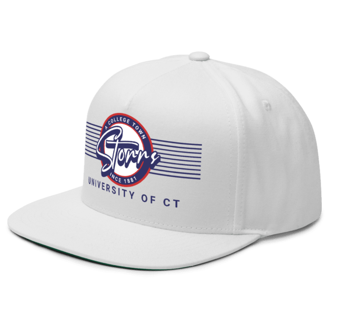 Storrs 90's College Style Printed Snapback Hat