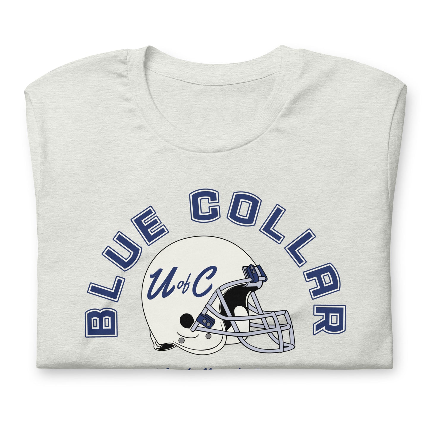 Blue Collar Football Vintage Helmet T-Shirt