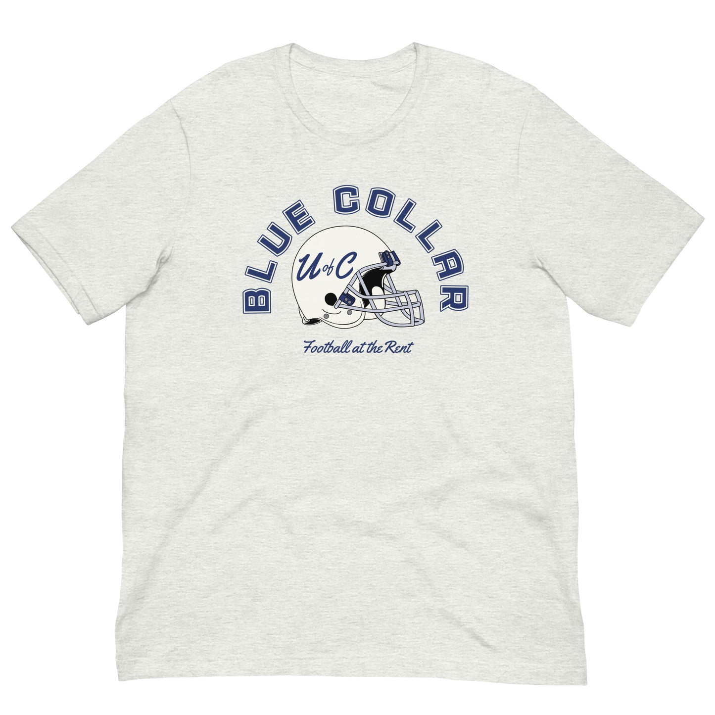 Blue Collar Football Vintage Helmet T-Shirt