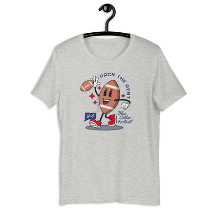 Pack The Rent Cartoon Football T-shirt